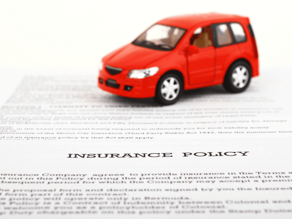 insurance policy with car