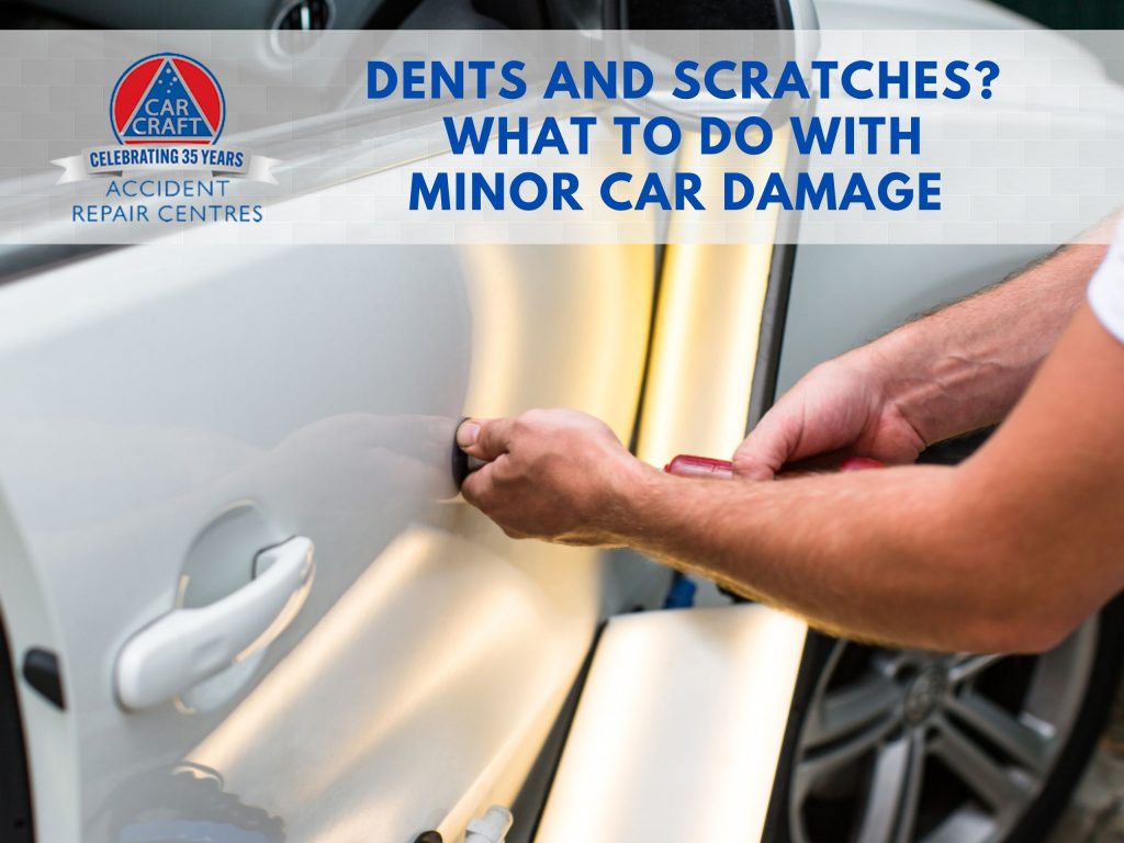repairing dents and scratches after minor accident